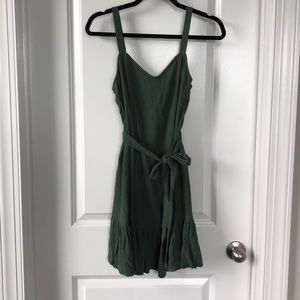Olive Green Dress